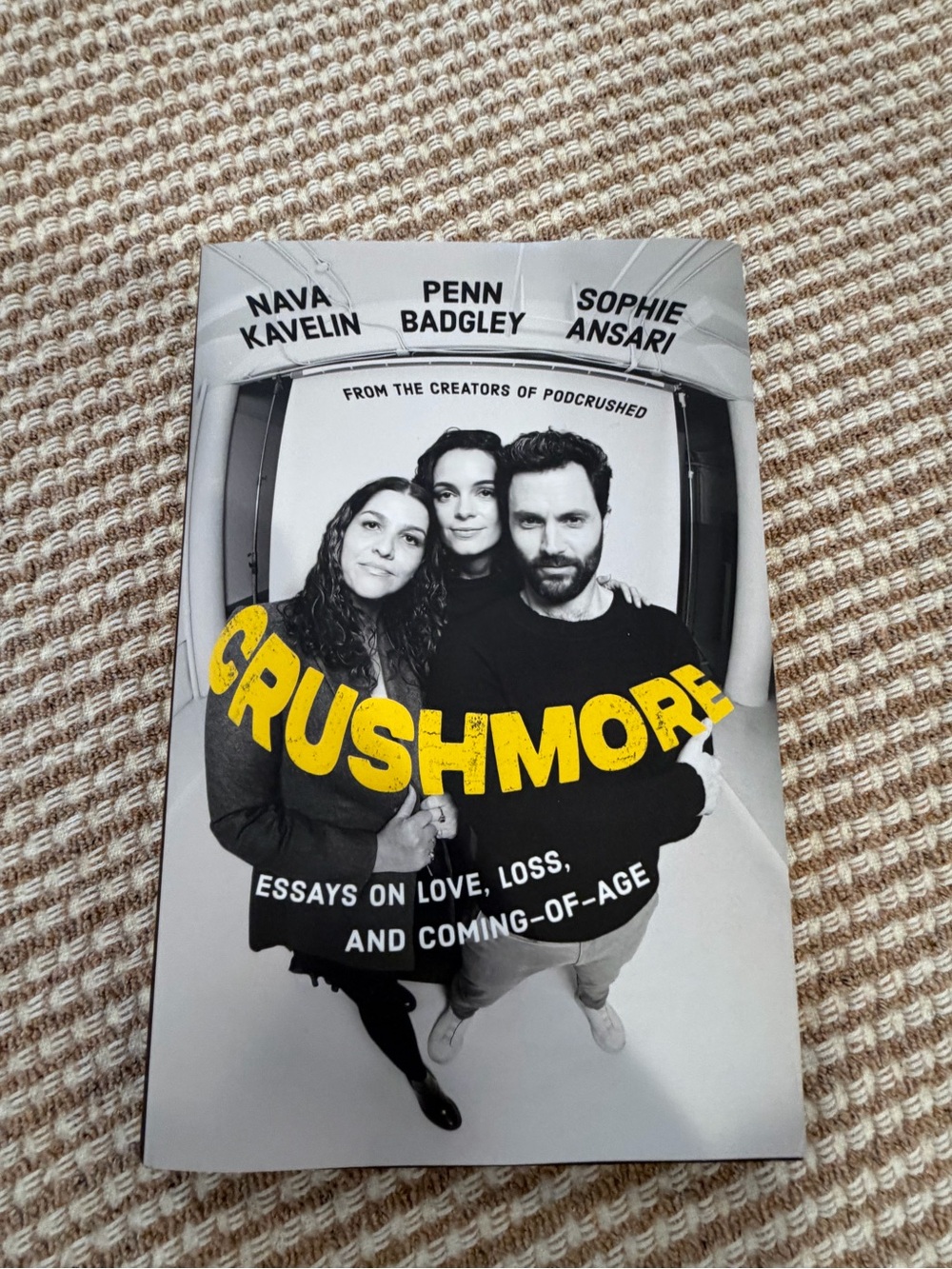 Hardcover Crushmore: Essays on Love, Loss, and Coming-of-Age